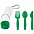 Набор "Pocket":ложка,вилка,нож в футляре с карабином с логотипом  заказать по выгодной цене в кибермаркете AvroraStore
