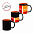 Кружка-хамелеон с цветным ободком с логотипом  заказать по выгодной цене в кибермаркете AvroraStore