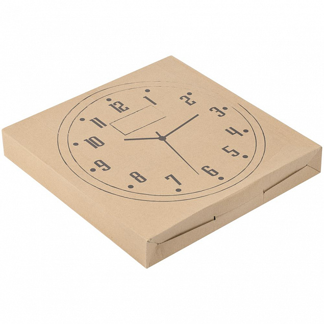 Часы настенные INSERT2, белые с логотипом  заказать по выгодной цене в кибермаркете AvroraStore