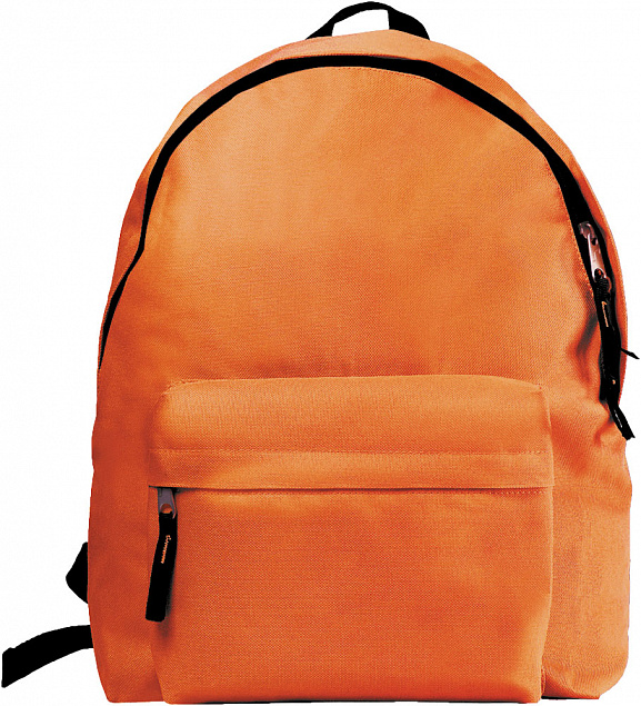 Рюкзак Rider, оранжевый с логотипом  заказать по выгодной цене в кибермаркете AvroraStore