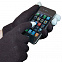 Перчатки женские для работы с сенсорными экранами, синие с логотипом  заказать по выгодной цене в кибермаркете AvroraStore