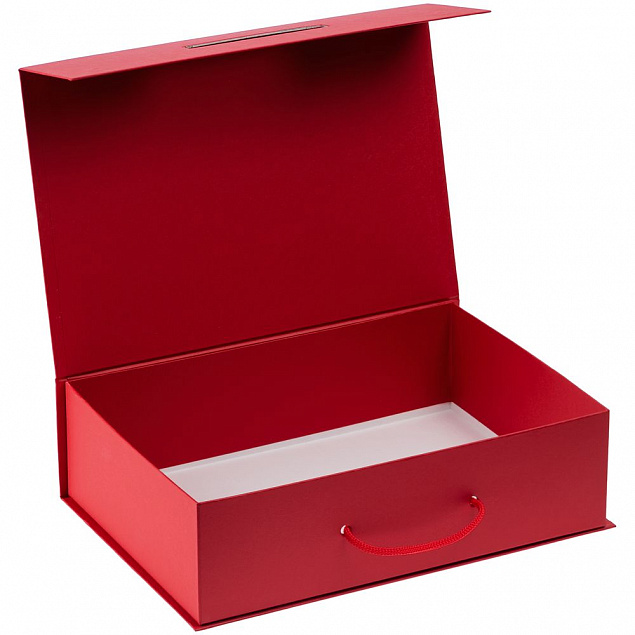 Коробка Case, подарочная, красная с логотипом  заказать по выгодной цене в кибермаркете AvroraStore