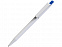 Ручка пластиковая шариковая Xelo White с логотипом  заказать по выгодной цене в кибермаркете AvroraStore