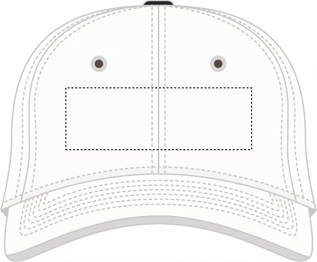 Бейсболка 6 клинка коттон с логотипом  заказать по выгодной цене в кибермаркете AvroraStore