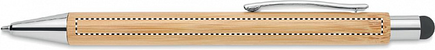 Бамбуковая ручка стилус с логотипом  заказать по выгодной цене в кибермаркете AvroraStore