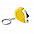 Рулетка- брелок 1 м TRESNA, Желтый с логотипом  заказать по выгодной цене в кибермаркете AvroraStore