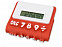 Калькулятор Splitz, красный с логотипом  заказать по выгодной цене в кибермаркете AvroraStore