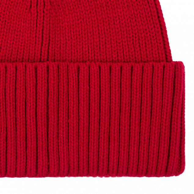 Шапка Hing, красная с логотипом  заказать по выгодной цене в кибермаркете AvroraStore