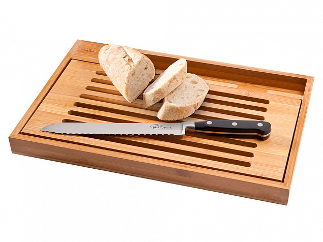 Разделочная доска и нож для хлеба с логотипом  заказать по выгодной цене в кибермаркете AvroraStore