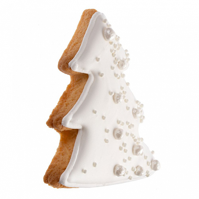 Печенье «Елка», белое с логотипом  заказать по выгодной цене в кибермаркете AvroraStore