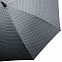 Зонт-трость Alessio, черный с серым с логотипом  заказать по выгодной цене в кибермаркете AvroraStore