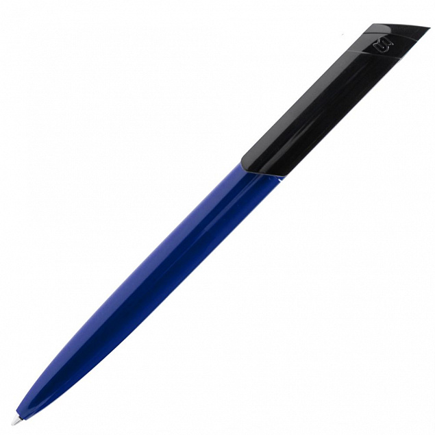 Ручка шариковая S Bella Extra, синяя с логотипом  заказать по выгодной цене в кибермаркете AvroraStore