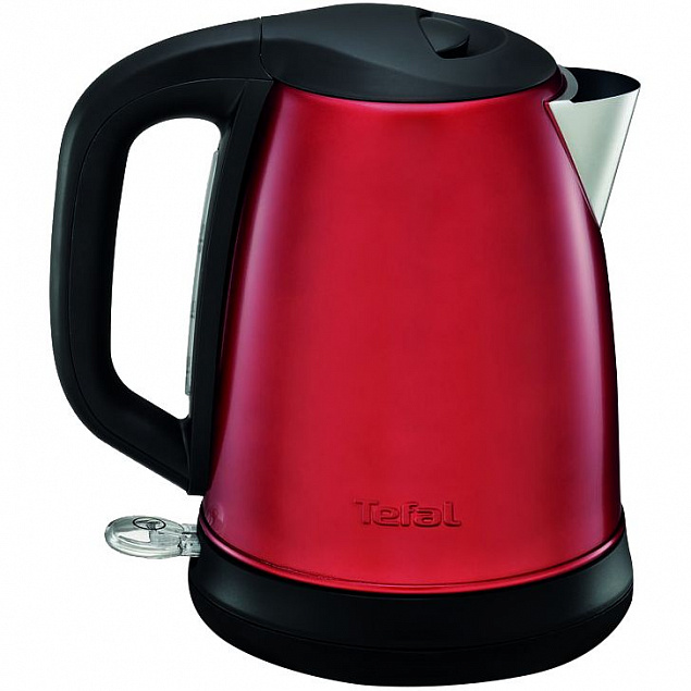 Чайник Confidence, красный с логотипом  заказать по выгодной цене в кибермаркете AvroraStore