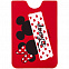 Чехол для карточки Minnie and Mickey, красный с логотипом  заказать по выгодной цене в кибермаркете AvroraStore