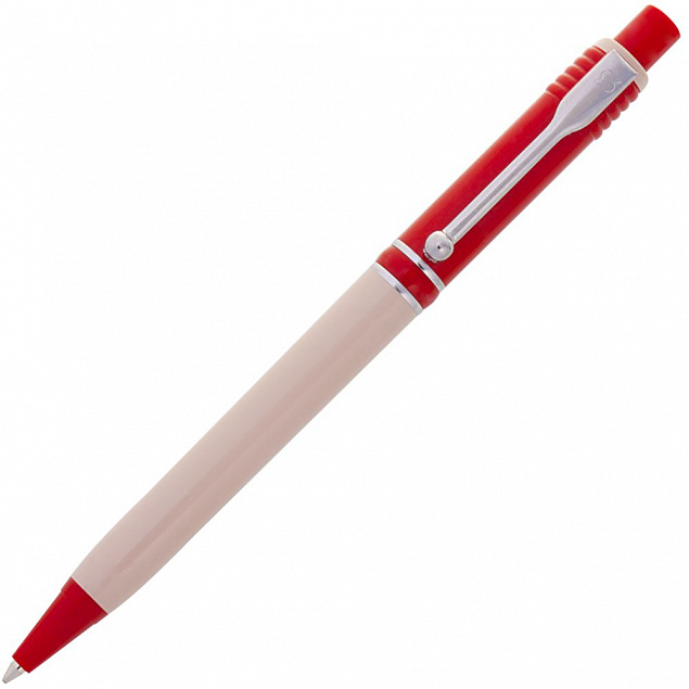 Ручка шариковая Raja Shade, красная с логотипом  заказать по выгодной цене в кибермаркете AvroraStore