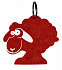 Брелок «Овечка», красная с логотипом  заказать по выгодной цене в кибермаркете AvroraStore