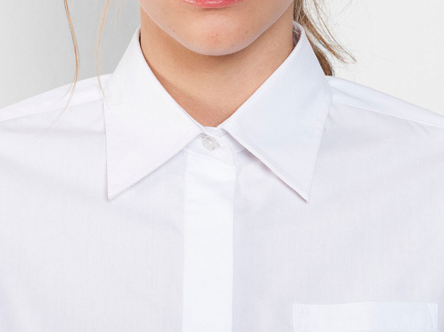 Рубашка «Sofia» женская с длинным рукавом с логотипом  заказать по выгодной цене в кибермаркете AvroraStore