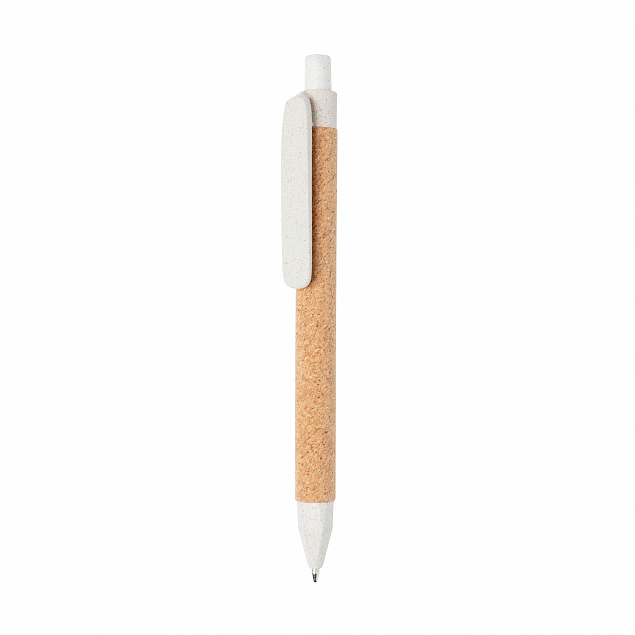 Эко-ручка Write, белый с логотипом  заказать по выгодной цене в кибермаркете AvroraStore