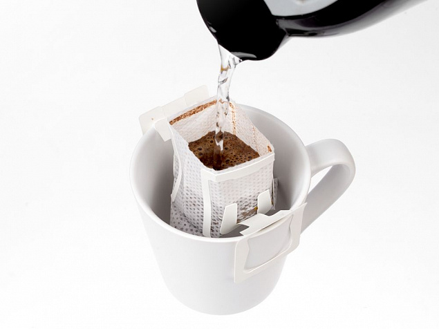Кофе в дрип-пакете Drip Tip, Бразилия Моджиана с логотипом  заказать по выгодной цене в кибермаркете AvroraStore