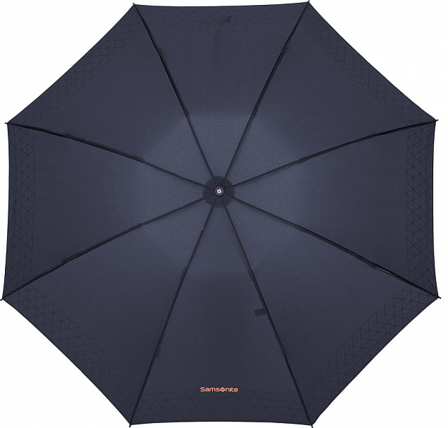 Зонт складной Up Way, автомат, синий с оранжевым с логотипом  заказать по выгодной цене в кибермаркете AvroraStore