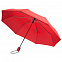 Зонт складной ARE-AOC, красный с логотипом  заказать по выгодной цене в кибермаркете AvroraStore