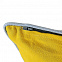 Чехол на подушку «Ягоды тайги», серый с горчичным с логотипом  заказать по выгодной цене в кибермаркете AvroraStore
