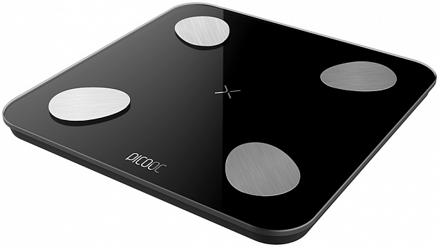 Умные диагностические весы Picooc Mini Lite Black (6924917717469), черный с логотипом  заказать по выгодной цене в кибермаркете AvroraStore