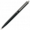 Ручка шариковая Senator Point ver. 2, черная с логотипом  заказать по выгодной цене в кибермаркете AvroraStore