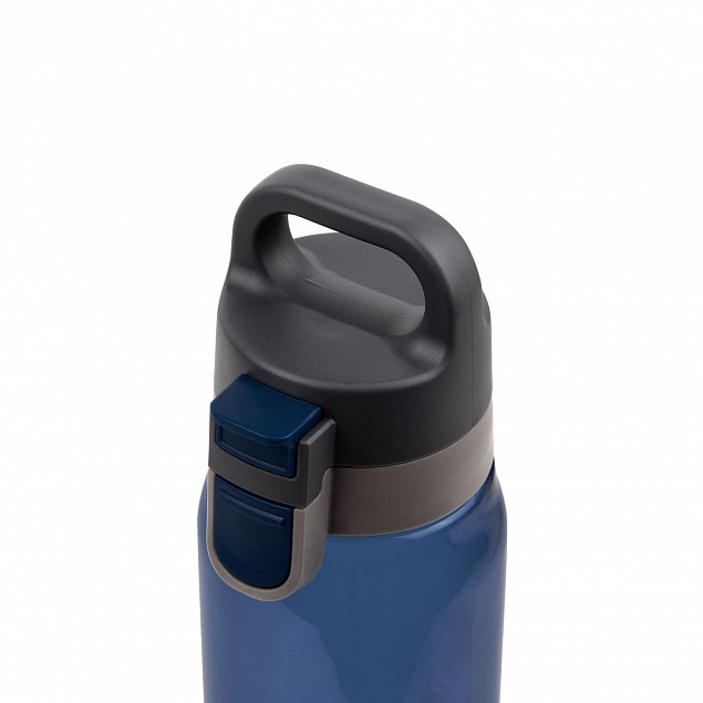 Спортивная бутылка для воды, Aqua, 830 ml, синяя с логотипом  заказать по выгодной цене в кибермаркете AvroraStore