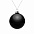 Елочный шар Finery Gloss, 8 см, глянцевый черный с логотипом  заказать по выгодной цене в кибермаркете AvroraStore