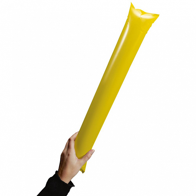 Палки-стучалки для болельщиков Hip-Hip, желтые с логотипом  заказать по выгодной цене в кибермаркете AvroraStore