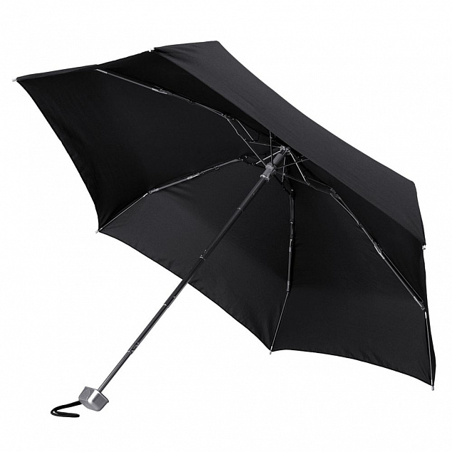 Складной зонт Alu Drop S, 5 сложений, механический, синий с логотипом  заказать по выгодной цене в кибермаркете AvroraStore
