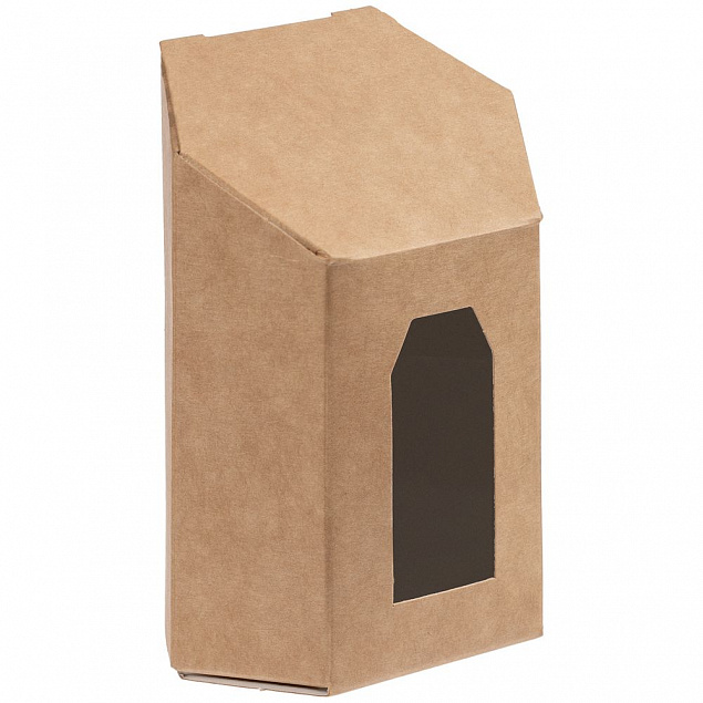 Коробка Six, малая, крафт с логотипом  заказать по выгодной цене в кибермаркете AvroraStore