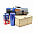 Подарочный набор Джей, синий с логотипом  заказать по выгодной цене в кибермаркете AvroraStore