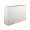Коробка складная подарочная, 37x25x10cm, кашированный картон, белый с логотипом  заказать по выгодной цене в кибермаркете AvroraStore