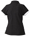 Рубашка поло женская ANTREVILLE, черная с логотипом  заказать по выгодной цене в кибермаркете AvroraStore
