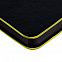 Ежедневник Trait, недатированный, черный с желтым с логотипом  заказать по выгодной цене в кибермаркете AvroraStore