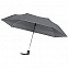 Зонт складной Hit Mini AC, серый с логотипом  заказать по выгодной цене в кибермаркете AvroraStore