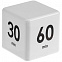 Кубик-таймер Timekeeper, белый с логотипом  заказать по выгодной цене в кибермаркете AvroraStore