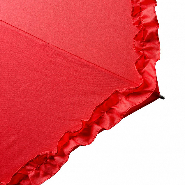 Зонт-трость «Сердце», красный с логотипом  заказать по выгодной цене в кибермаркете AvroraStore