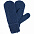 Варежки Brugge, голубой меланж с логотипом  заказать по выгодной цене в кибермаркете AvroraStore