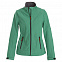 Куртка софтшелл женская TRIAL LADY, зеленая с логотипом  заказать по выгодной цене в кибермаркете AvroraStore