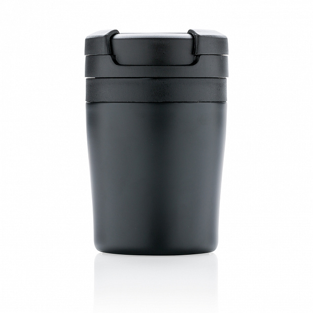 Термокружка Coffee-to-go, черный с логотипом  заказать по выгодной цене в кибермаркете AvroraStore