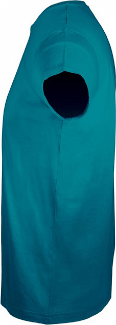 Футболка мужская Regent Fit 150, винтажный синий с логотипом  заказать по выгодной цене в кибермаркете AvroraStore