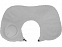Подушка под шею с помпой Push, серый с логотипом  заказать по выгодной цене в кибермаркете AvroraStore