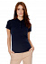 Рубашка поло женская Safran Timeless черная с логотипом  заказать по выгодной цене в кибермаркете AvroraStore
