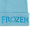 Шапка детская с вышивкой Frozen, голубая с логотипом  заказать по выгодной цене в кибермаркете AvroraStore