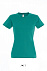 Фуфайка (футболка) IMPERIAL женская,Изумрудный L с логотипом  заказать по выгодной цене в кибермаркете AvroraStore
