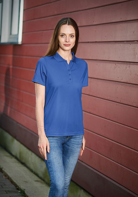 Рубашка поло женская Eclipse H2X-Dry, белая с логотипом  заказать по выгодной цене в кибермаркете AvroraStore