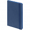 Блокнот Shall, синий, с белой бумагой с логотипом  заказать по выгодной цене в кибермаркете AvroraStore
